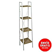 Estantería de madera Natural Crush (L x An x Al: 32 x 34 x 148 cm, Capacidad de carga: 40 kg, Blanco/Roble) | BAUHAUS