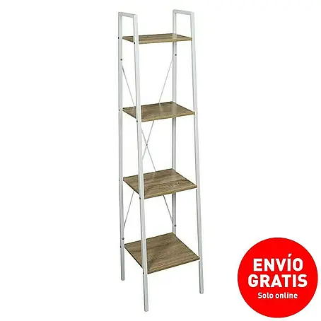 Home Deco Factory  Estantería de madera Natural Crush