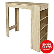 Home Deco Factory Mesa alta Natural Crush (L x An x Al: 50 x 115 x 103 cm, Roble) | BAUHAUS