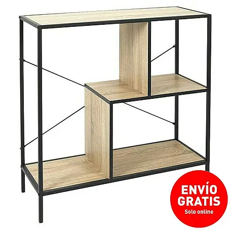 Home Deco Factory  Estantería de madera Edison