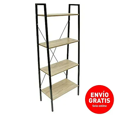 Home Deco Factory  Estantería de madera Bristot Indus