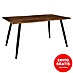 Home Deco Factory Mesa de comedor extensible Black Forest 