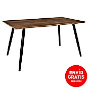 Home Deco Factory Mesa de comedor extensible Black Forest (L x An x Al: 90 x 210 x 75 cm, Negro/Roble) | BAUHAUS