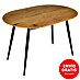 Mesa de comedor extensible Oval 