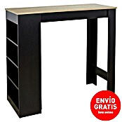 Home Deco Factory Mesa alta Bristot Indus (L x An x Al: 50 x 115 x 103 cm, Negro/Roble) | BAUHAUS