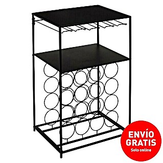 Botellero Bristot Indus (L x An x Al: 35 x 45 x 70 cm, 16 Botellas, Hierro)