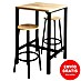 Home Deco Factory Mesa alta con taburetes Loka 