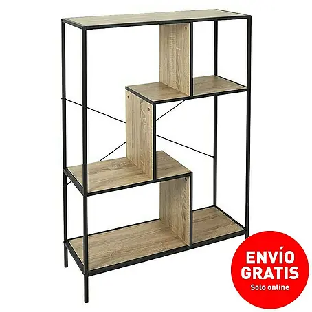 Home Deco Factory  Estantería de madera Edison