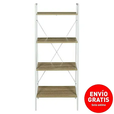 Estantería de madera Natural Crush