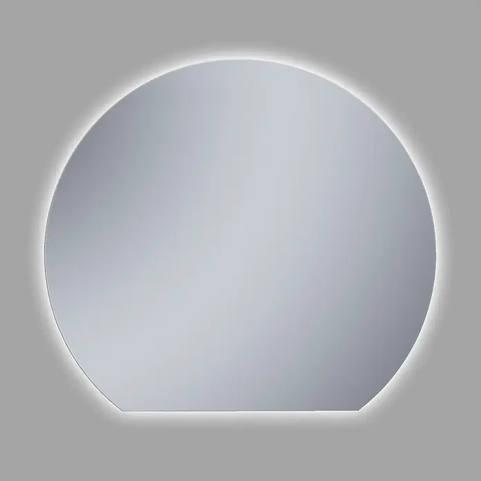 Camargue Lichtspiegel Duved - Durchmesser: 80 cm, Leuchtmittel - Stilvoller, runder LED-beleuchteter Spiegel. Das moderne Design mit sanfter Beleuchtung verleiht jedem Raum Eleganz und Funktionalität.