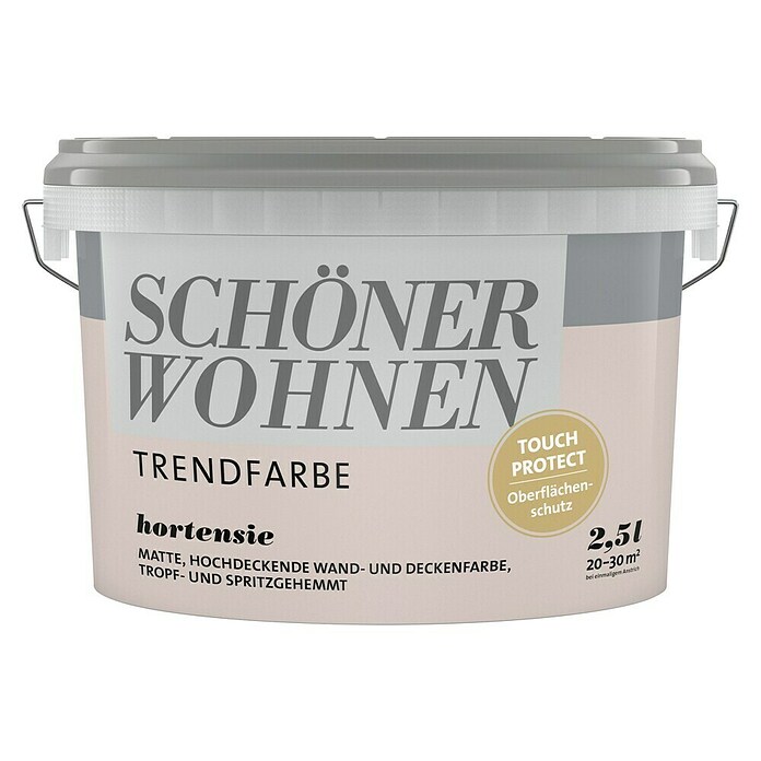 Schöner Wohnen Wandfarbe Trendfarbe (Hortensie, 2,5 l, Matt)