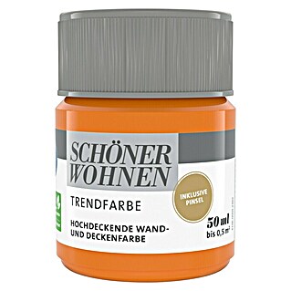 SCHÖNER WOHNEN-Farbe Tester Trendfarbe Tester (Mango, 50 ml, Matt)