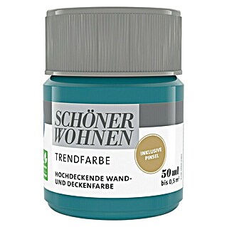 SCHÖNER WOHNEN-Farbe Tester Trendfarbe (Lagune, 50 ml, Matt)