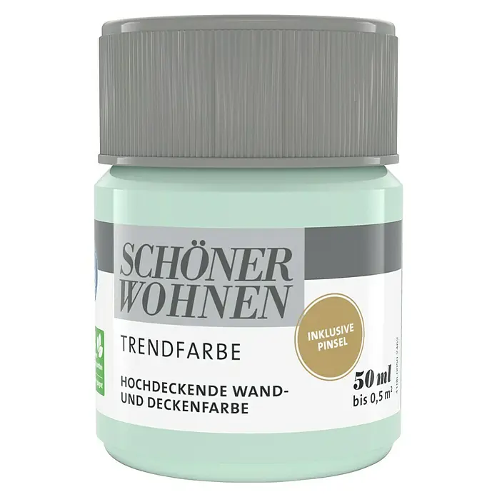 SCHÖNER WOHNEN-Farbe Farbtester Trendfarbe - Macaron, Matt, 50 ml, Konservierungsmittelfrei - Dose Schöner Wohnen Trendfarbe.