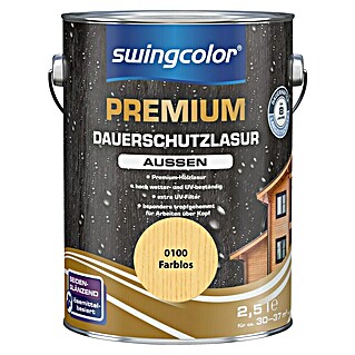 swingcolor Premium Dauerschutzlasur (Farblos, 2,5 l, Seidenglänzend, Lösemittelbasiert)