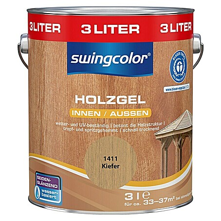swingcolor Holzgel (Kiefer, Seidenglänzend, 3 l)