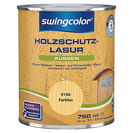 swingcolor Holzlasur  (Farblos, 750 ml)
