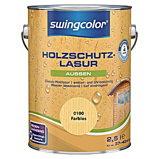 swingcolor Holzschutzlasur  (Farblos, 2,5 l)