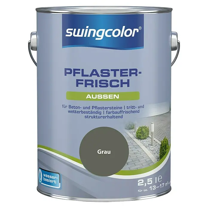 swingcolor Betonlasur Pflaster-FrischGrau, 2,5 l