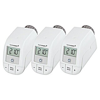 Homematic IP Heizkörper-Thermostat HmIP-eTRV-B-2 (M30 x 1,5 mm, Batteriebetrieben, 102 x 57 x 68 mm, Weiß, 3 Stk.)