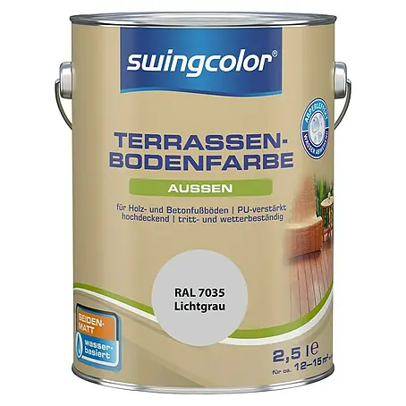 swingcolor  Terrassenbodenfarbe RAL 7035