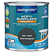 swingcolor Buntlack (Anthrazitgrau, 375 ml, Seidenmatt)