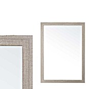 Espejo con marco (55,5 x 75 cm, Gris, Plástico) | BAUHAUS