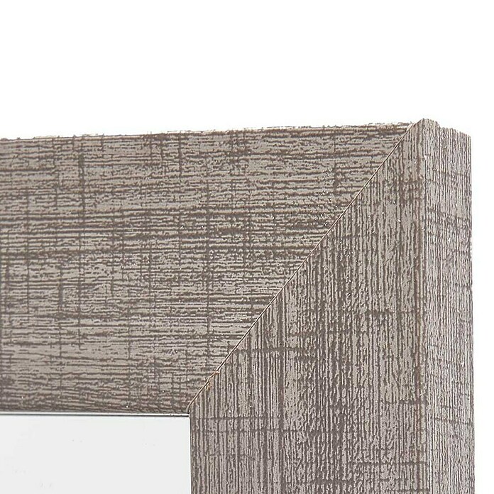Espejo con marco (55,5 x 75 cm, Gris, Plástico) | BAUHAUS