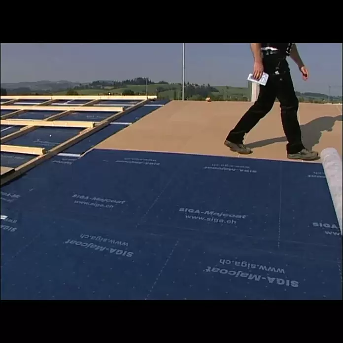 Siga Dachunterdeckbahn Majcoat 200 SOB - 20 m², 13,4 x 1,5 m, Polypropylen - SIGA Majcoat - Unterdeckbahn bei Zwischensparren- oder Aufsparren-Dmmung montieren