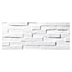 Verblendstein (Weiß, 50 x 20 x 2,5 cm, Expandiertes Polystyrol)