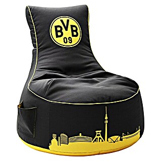 Sitting Point Sitzsack VIP Swing (95 x 65 x 90 cm, Borussia Dortmund, 100 % Polyester)