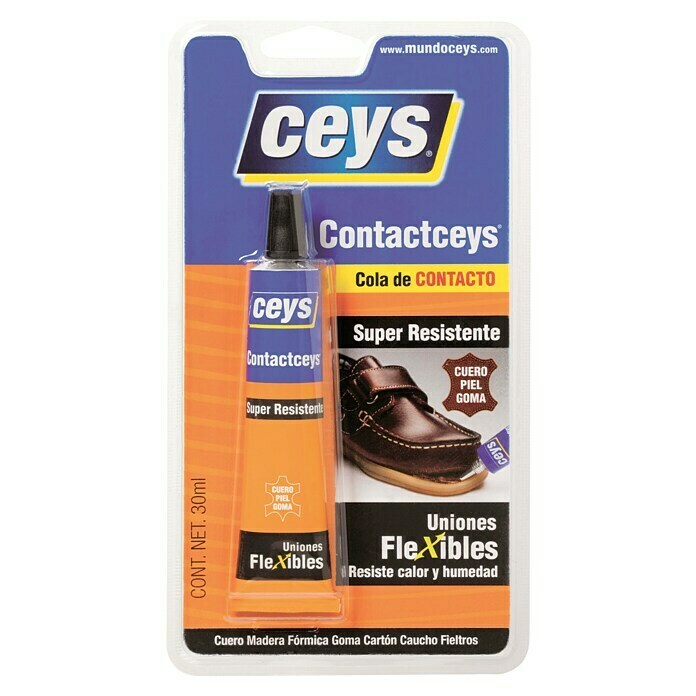 Ceys Adhesivo de contacto (35 ml, Para exterior)
