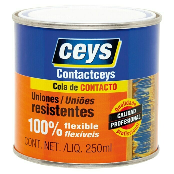Ceys Adhesivo de contacto (250 ml, Para exterior)