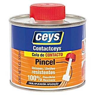 Ceys Adhesivo de contacto con pincel (500 ml)