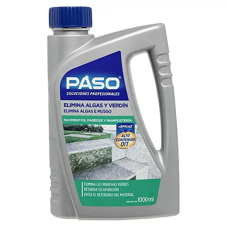 Paso  Eliminador de algas y musgo