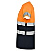 Camiseta Delta (4 XL, Naranja flúor/Azul) | BAUHAUS