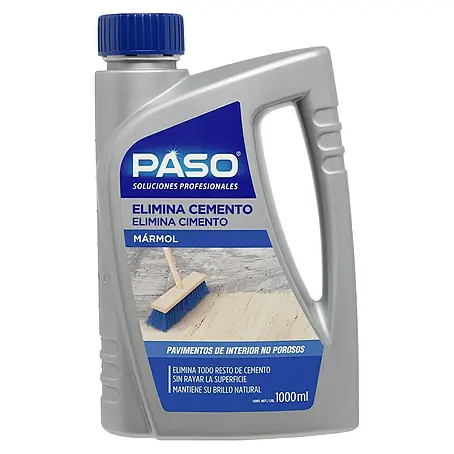 Paso  Eliminador de cemento Mármol interior