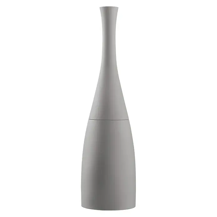 Cosmic Saku Escobillero de suelo - Altura: 38,5 cm, Plástico, Gris - Elegante jarrón gris con forma esbelta y diseño moderno. Perfecto para decoraciones elegantes en la sala de estar.