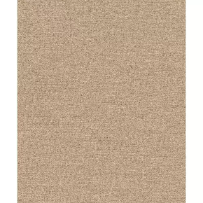 SCHÖNER WOHNEN-Kollektion Cosyliving Vliestapete LINEN - Hellbraun, Uni, 10,05 x 0,53 m - Nahtlose hellbraune, leinenähnliche Textur mit feiner horizontaler Maserung.