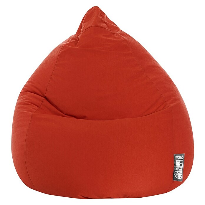 Sitting Point Puf saco Beanbag Easy (XL, Tomate, 100% poliéster) | BAUHAUS