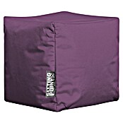 Sitting Point Sitzhocker Cube Scuba (40 x 40 x 40 cm, Aubergine, 100 % Polyester) | BAUHAUS