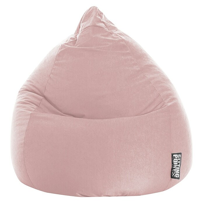 Sitting Point Puf saco Beanbag Easy (XL, Rosa viejo, 100% poliéster) | BAUHAUS