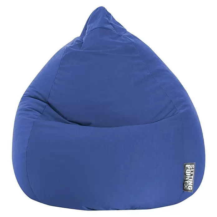 Sitting Point Sitzsack Beanbag EasyXL, Dunkelblau, 100 % Polyester