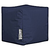 Sitting Point Sitzhocker Cube Scuba (40 x 40 x 40 cm, Jeansblau, 100 % Polyester) | BAUHAUS