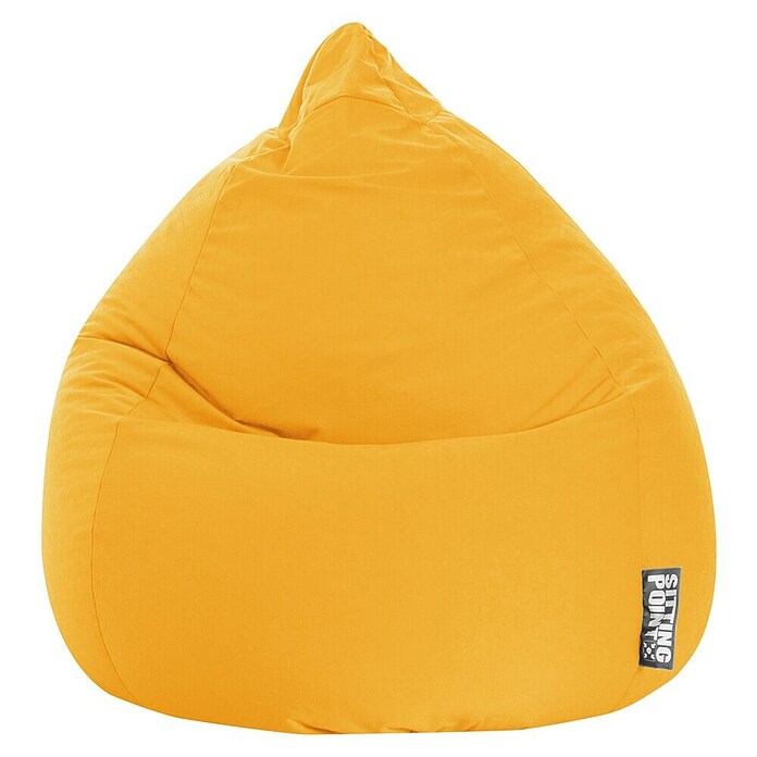 Sitting Point Sitzsack Beanbag Easy (XL, Gelb, 100 % Polyester) | BAUHAUS