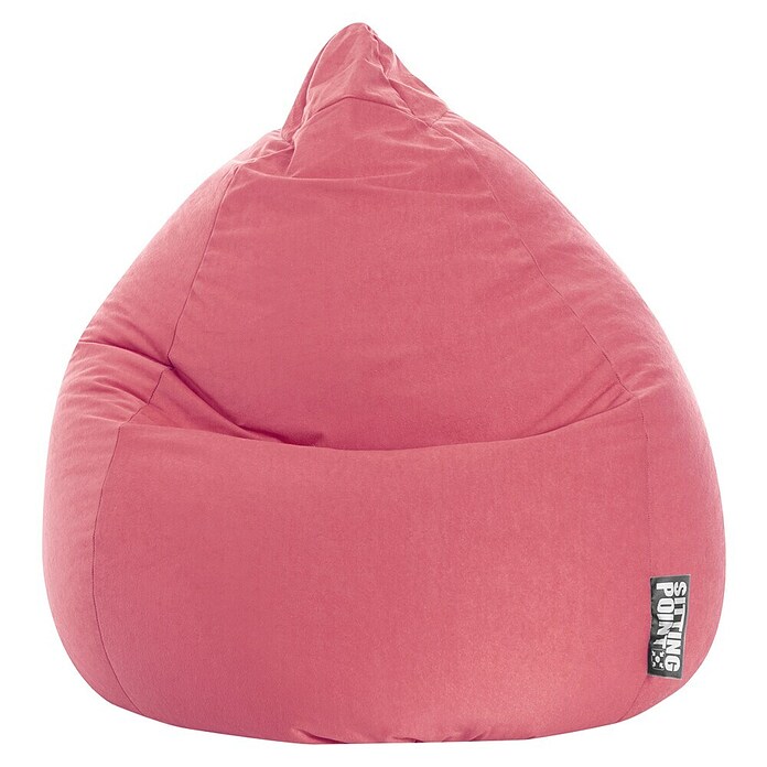 Sitting Point Puf saco Beanbag Easy (XL, Rosa, 100% poliéster) | BAUHAUS