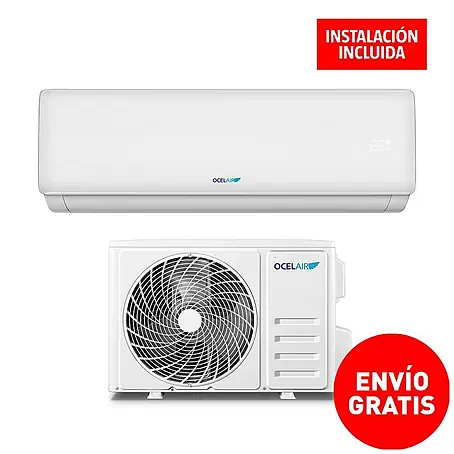 Ocelair  Aire acondicionado Inverter 18 + Instalación