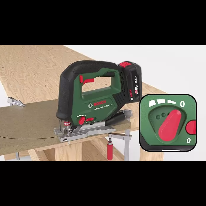Bosch Power for All 18V Akku-Stichsäge Advanced Saw 18V-140 - 18 V, Ohne Akku, Leerlaufhubzahl: 3.000 /min - Akku-Stichsge Bosch AdvancedSaw 18V-140  Tutorial: wie sge ich richtig