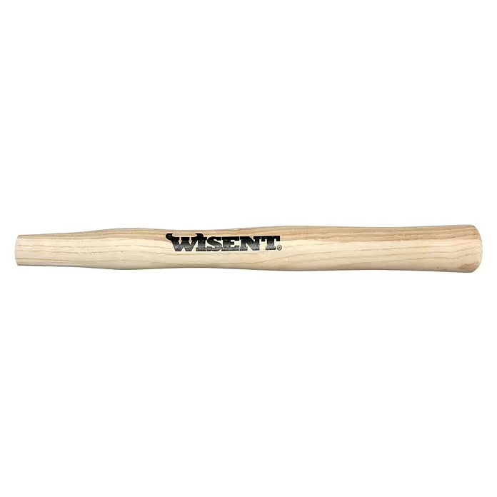 Wisent Schlosserhammerstiel - Passend für: 200g, Länge: 280 mm, Eschenholz - Hammerstiel aus hellem Holz mit natürlicher Maserung und schwarzem 'Wisent'-Logo.