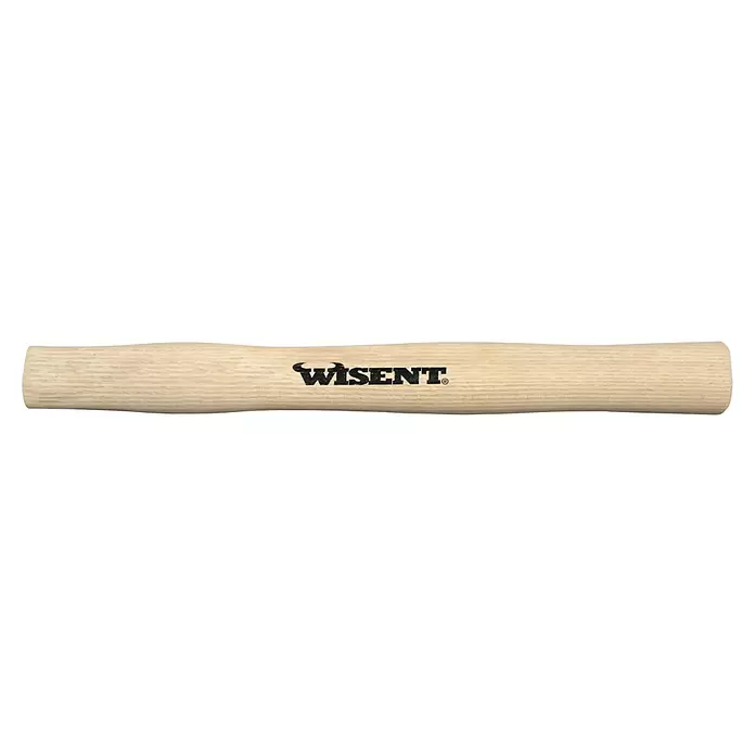 Wisent Schlosserhammerstiel - Passend für: 1500g, Länge: 380 mm, Eschenholz - Heller Holzgriff mit schwarzem WISENT-Logo in der Mitte.